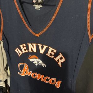 Team Apparel Navy Tee with Orange Accents